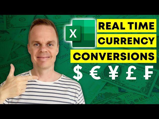 How to do Real Time Currency Conversion in Excel