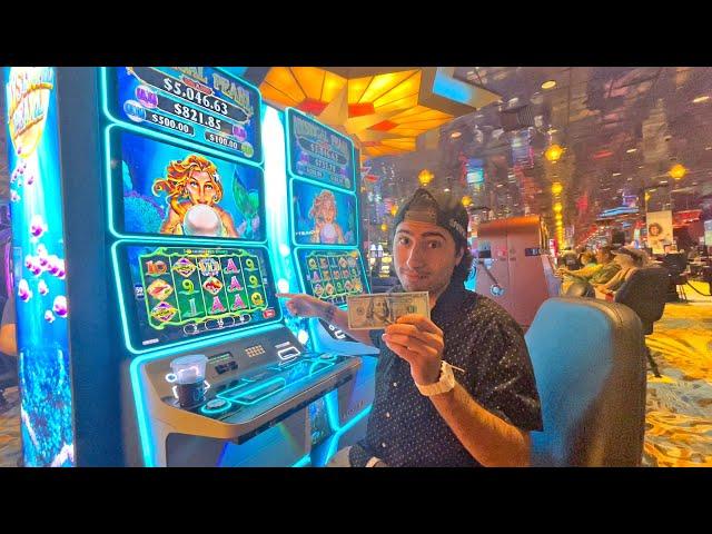 I put $100 in a slot machine in Atlantic City... this is what happened