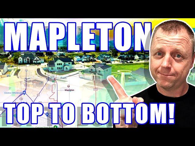 Mapleton UT Map Tour: Uncover Local Highlights | Moving To Mapleton UT 2023 | Utah Real Estate Agent