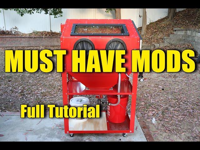 SAND BLASTING CABINET MODS (Tutorial)