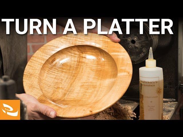 Turning a Utility Platter (Woodturning Inspiration)