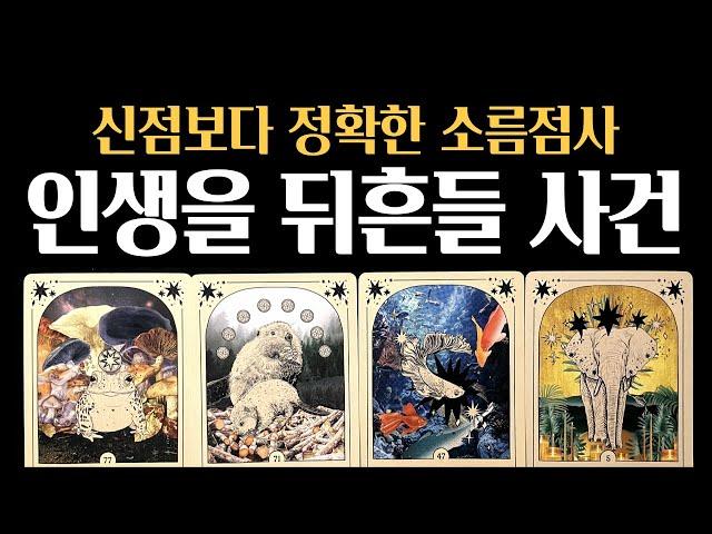 [타로] 소름적중곧 내 인생을 뒤흔들 ‘예고된 사건’ 진심으로 기원합니다