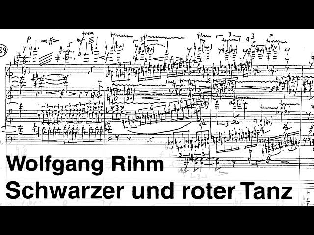 Wolfgang Rihm - Schwarzer und roter Tanz [Black and Red Dance] (1983)