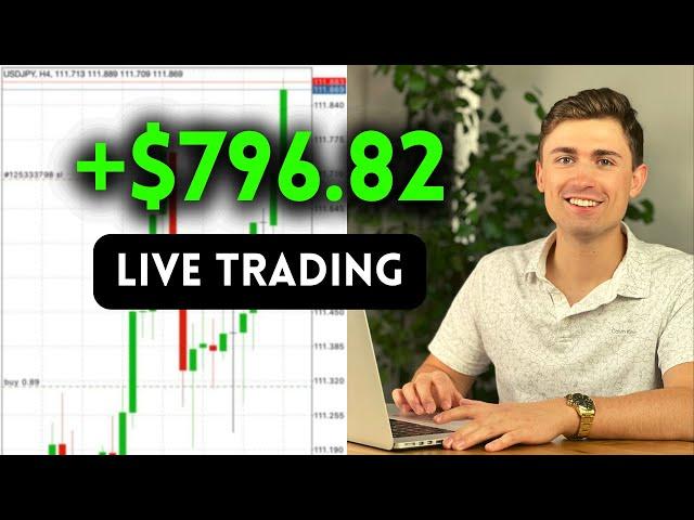 Watch Me Trade Forex LIVE: Trading EUR/NZD for +$800!