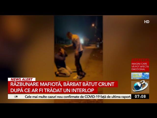 Bărbat filmat în timp ce era bătut crunt de un interlop. Acesta implora pentru iertare