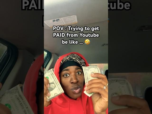 POV : Trying to get PAID from Youtube  #shorts #relatable #trending #funny