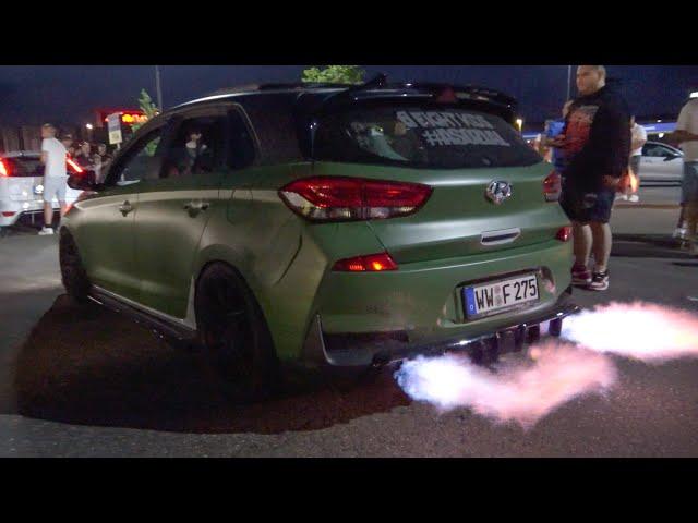 Best OF TUNED Hyundai i30N Engine Sounds - Accelerations, Revs, FLAMES!