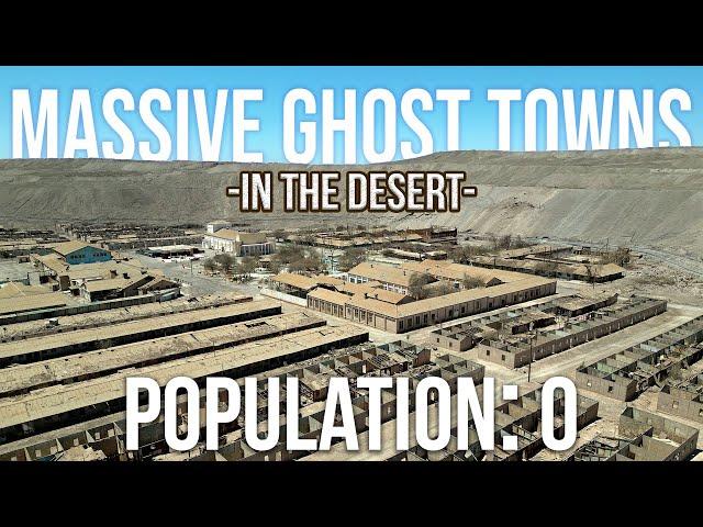 MASSIVE GHOST TOWNS in the desert | ABANDONED