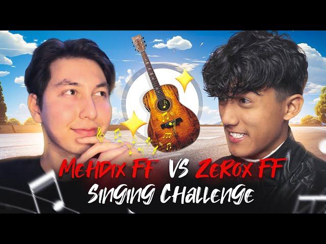 When Two Freefire YouTubers Becomes Singer️@Mehdix_FF Vs Zerox FF