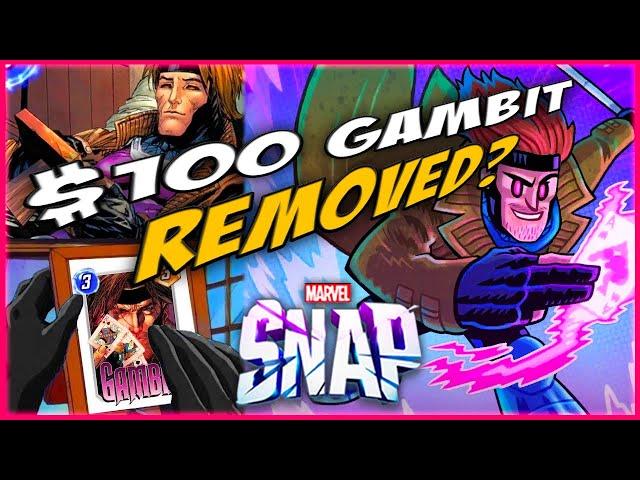 $100 Gambit REMOVED!? Update and Compensation - Marvel Snap