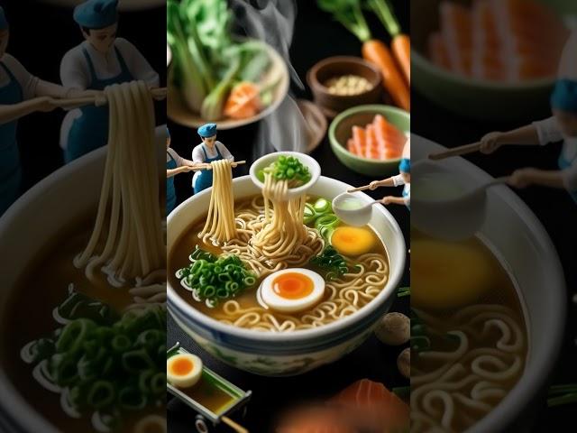 Tiny Ramen Masters at Work ‍