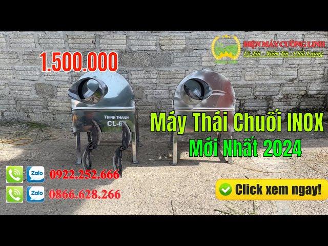 Máy Thái Chuối Mịn Làm Bằng INOX Chống Gỉ Sét