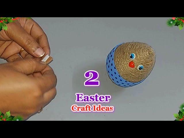 Budget Friendly 2 Easter decoration ideas from ordinary materials | DIY Easy Easter craft idea 