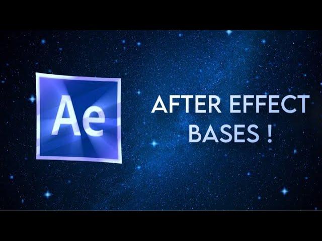 The bases of after effect!! Easy to understand