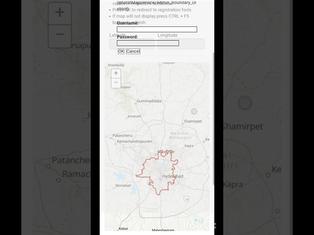 New error on udyam registration geo tagging page.