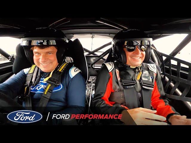 Jimmy Fallon & Jim Farley Test Drive the Mustang Supercar | Ford Performance