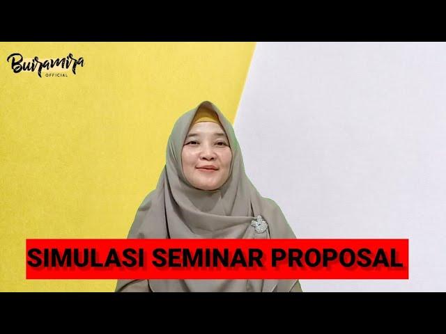 SIMULASI SEMINAR PROPOSAL kuantitatif