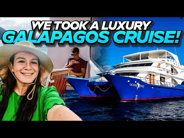 WE CRUISED THE GALAPAGOS ISLANDS IN A LUXURY YACHT!