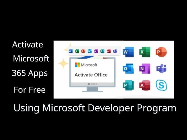 Install & Activate Microsoft 365 for Free using Microsoft Developer Program