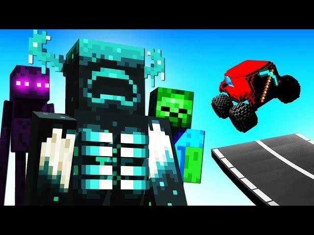 MINECRAFT MONSTERS vs CARS