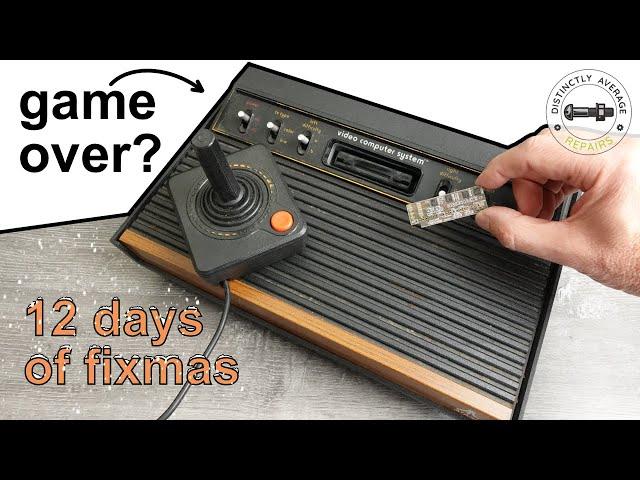 Atari VCS 2600 - Restoration & CleanComp composite upgrade | 12 Days of FIXMAS Day 12