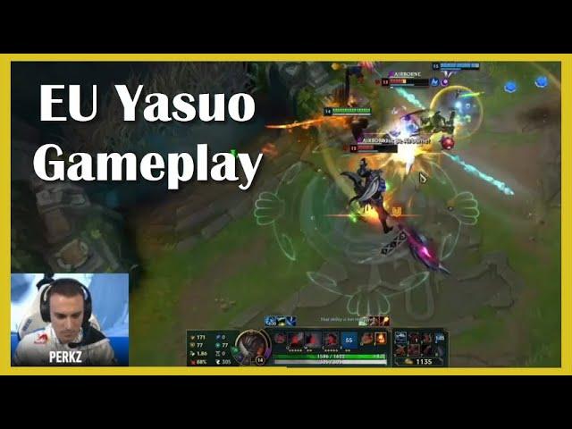 Perkz's POV on Yasuo against GenG