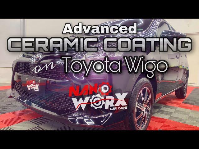 Advanced Ceramic Coating on Toyota Wigo by Nanoworx Car Care Tarlac