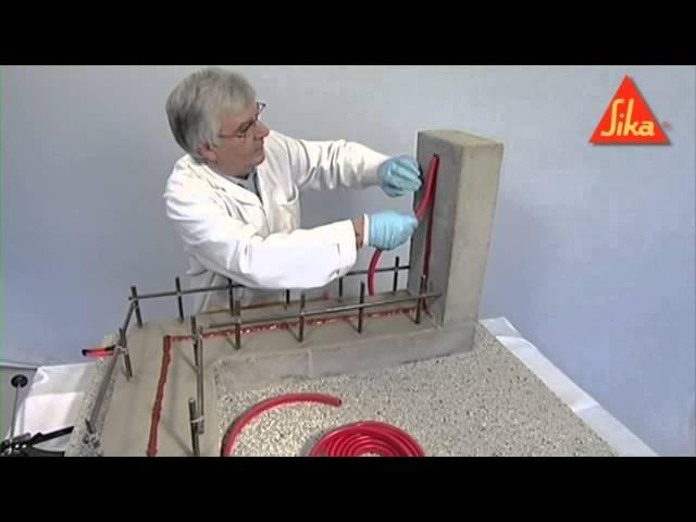 SikaSwell Waterstop Installation Demo   Sika Limited