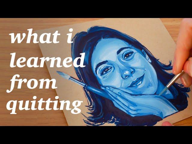 I quit my job to become a full-time artist...and I failed.