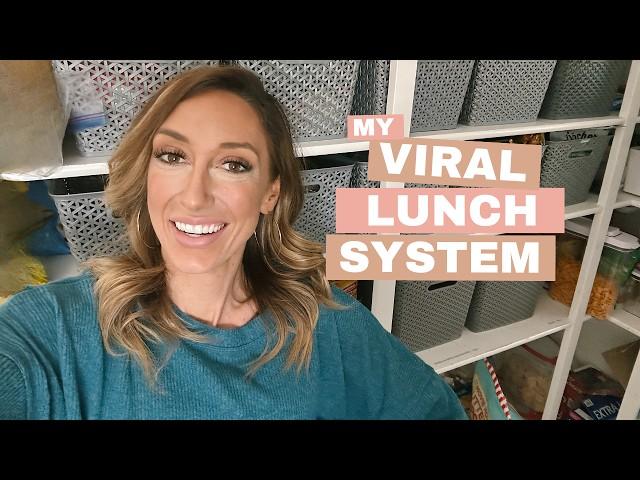 My viral lunch-packing system for 8 kids! + Pantry restock & organization! | Jordan Page