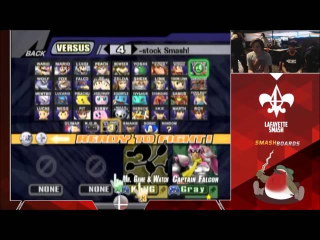 Round Robins Gray (C.Falcon) VS King (G&W) SSBPM