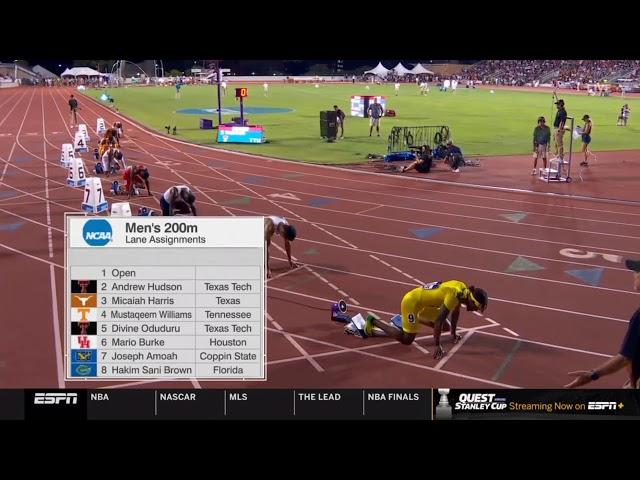 Men’s 200m - 2019 NCAA Outdoor Track and Field Championships