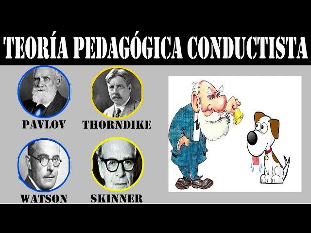 Teoría de Aprendizaje Conductista | Watson, Pávlov y Skinner