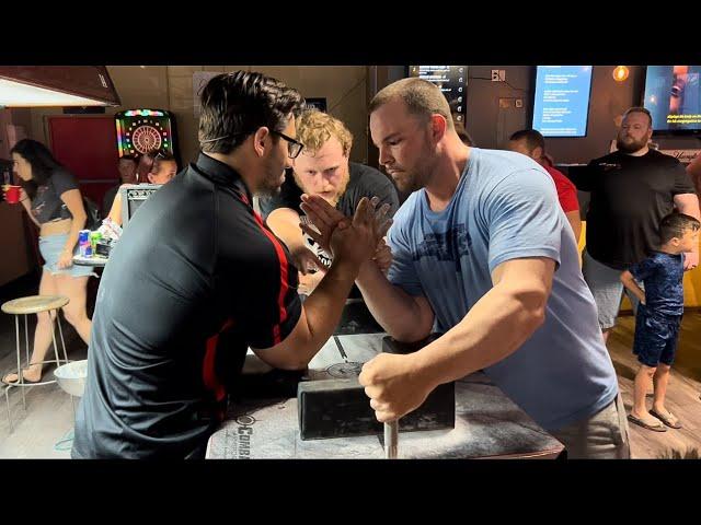 Travis Bajent vs Adam Wawrzynski Arm Wrestling