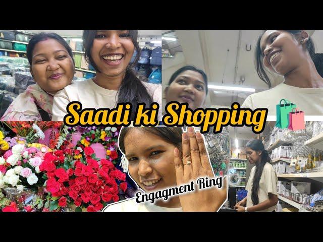 Saadi ki Shopping ️ Bought engagement ring  || Shopping day ||