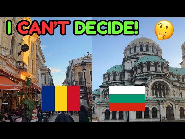 Bucharest, Romania  vs Sofia, Bulgaria  which city should YOU visit? 