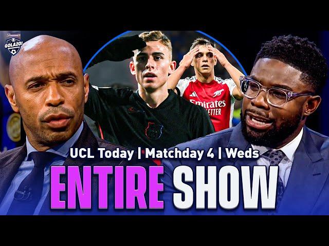 FULL UCL TODAY: Arsenal lose to Inter, Barcelona & Bayern win | Henry, Kate, Micah & Carragher