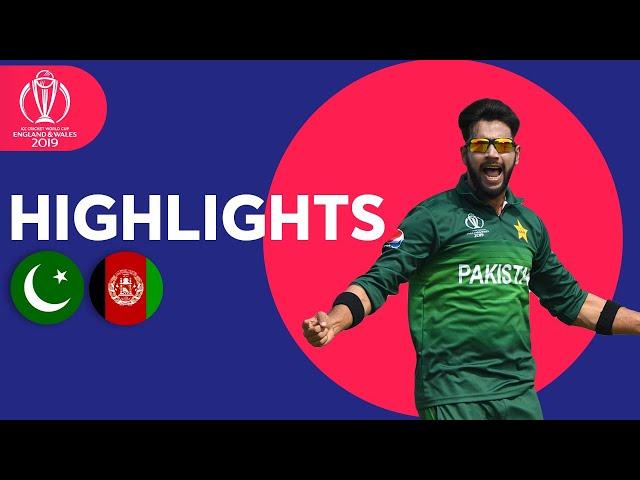 Pakistan Win in Last Over! | Pakistan vs Afghanistan - Match Highlights | ICC Cricket World Cup 2019