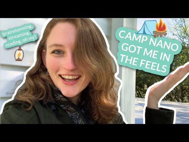 mid-NaNo hit me in the FEELS  progress & wholesome self talk | ️ Camp NaNo Vlog(ish) #2 ️