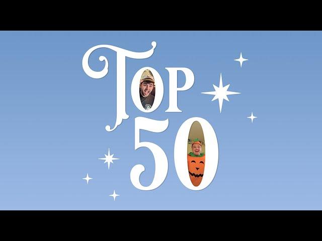 TOP 50 Countdown | Best of Walt Disney World Vlog Moments & More | Adam Hattan 2021