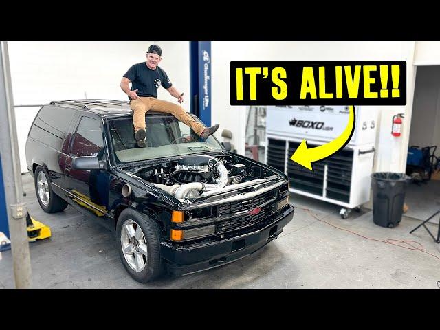 Over 1000 HP on Low boost! Zac’s Godzilla Swapped 2dr Tahoe Hits the Dyno