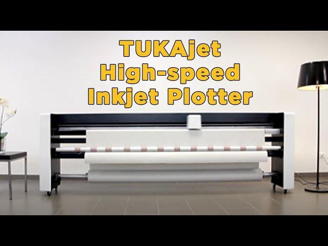 High-speed Inkjet Plotter | Paper Plotting Demonstration | TUKAjet