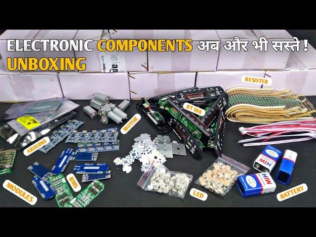 ओर भी सस्ते हो गए | Cheapest Electronics Components Unboxing | Online Electronic Components Store