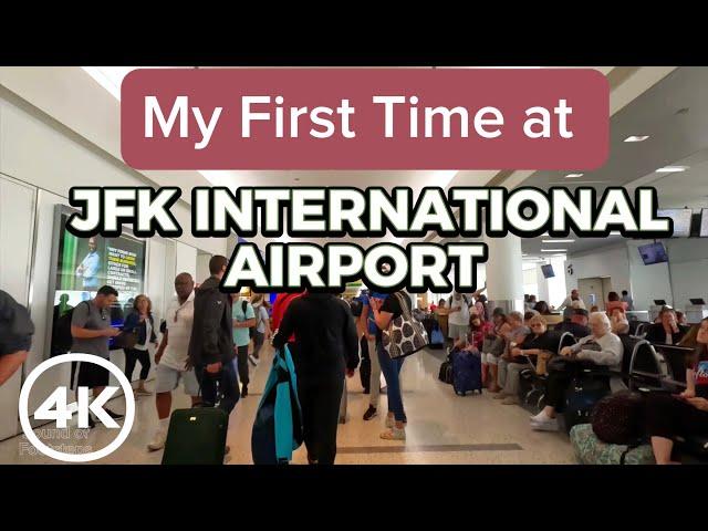 4K NEW YORK JFK (John F. Kennedy)International Airport/Arrival Tour/Terminal 5