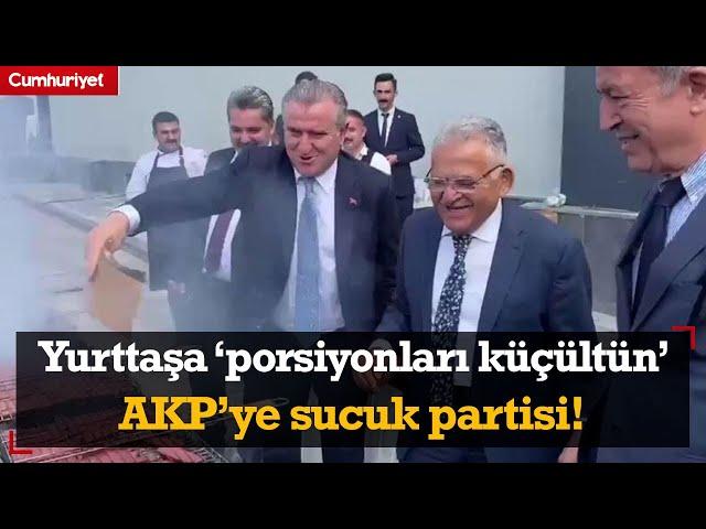 AKP'lilerin mangalda sucuk partisi tepki çekmişti! Başkan Büyükkılıç'tan açıklama