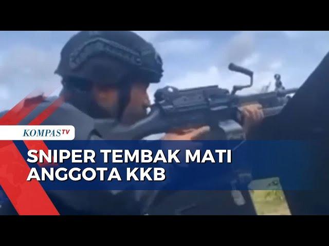 Sniper Satgas Damai Cartenz Tembak Anggota KKB, 1 Tewas!