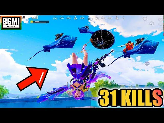 King Of 3rd Party Attack In BGMI | 31 Kills 8000 Damage | Solo Vs Squad Ace Master | Faroff