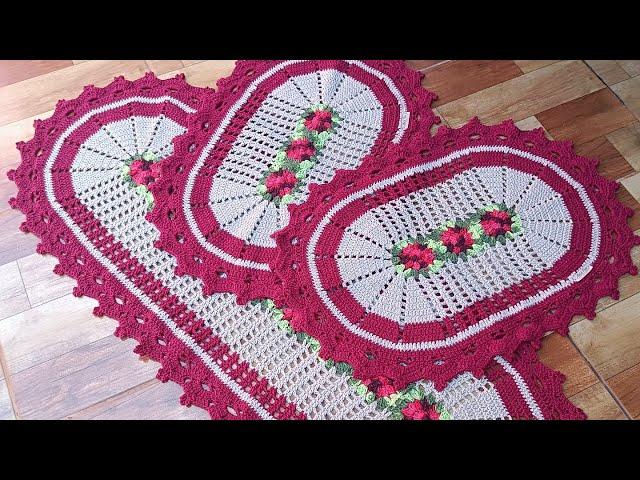 PASSADEIRA SANELI DE CROCHÊ (JOGO DE COZINHA SANELI) #crochet #aula #passoapassodecroche