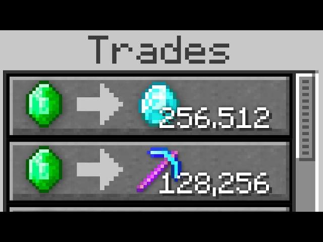 Minecraft, But Villagers Trade OP Items..