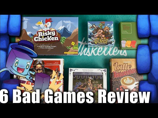 6 BAD Game Reviews - with Tom Vasel